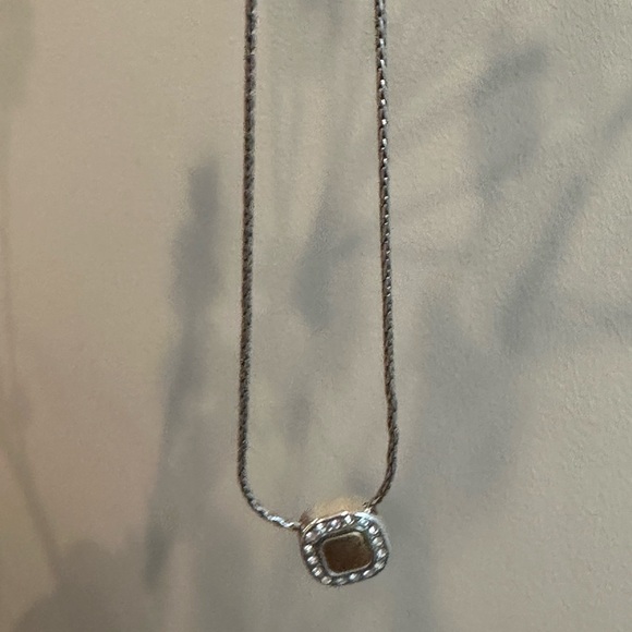 Brighton Reversible Gold/Black reversib Pendant Necklace - Picture 3 of 6